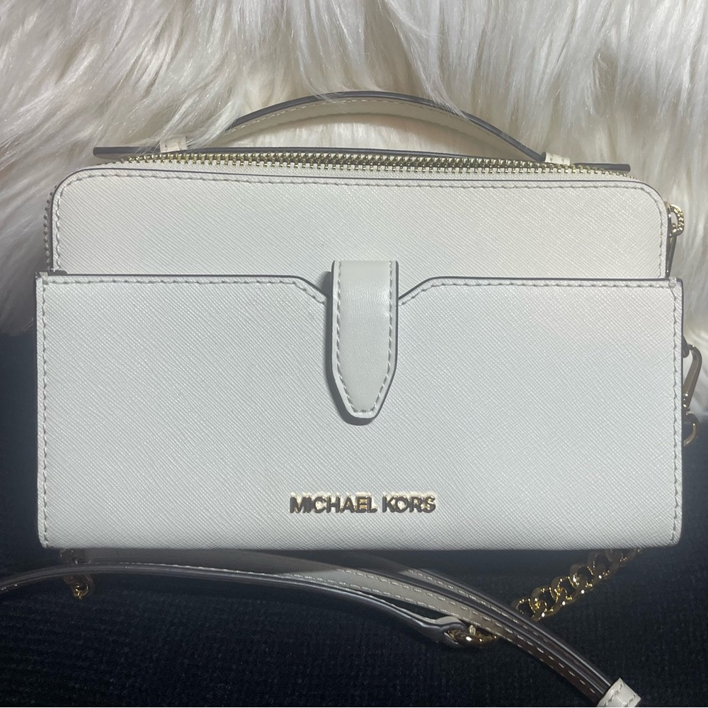 Michael Kors Cream Crossbody